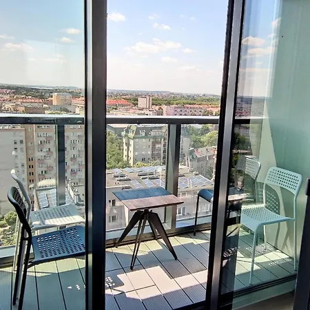 Appartement Aleda Hanza 14 Floor, Balkon *