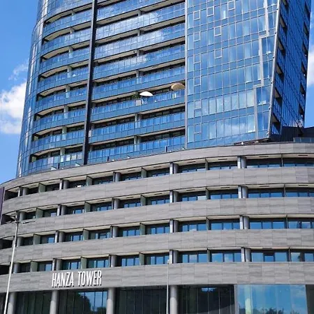 Apartman Aleda Hanza 14 Floor, Balkon