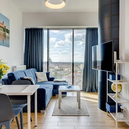 Aleda Hanza 14 Floor, Balkon * 슈체친