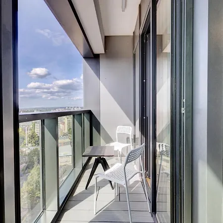 Aleda Hanza 14 Floor, Balkon * 슈체친