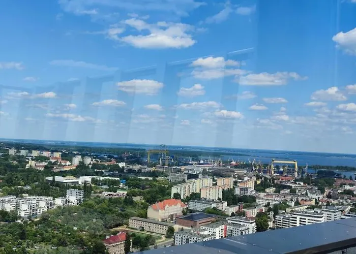 Aleda Hanza 14 Floor, Balkon 아파트 *