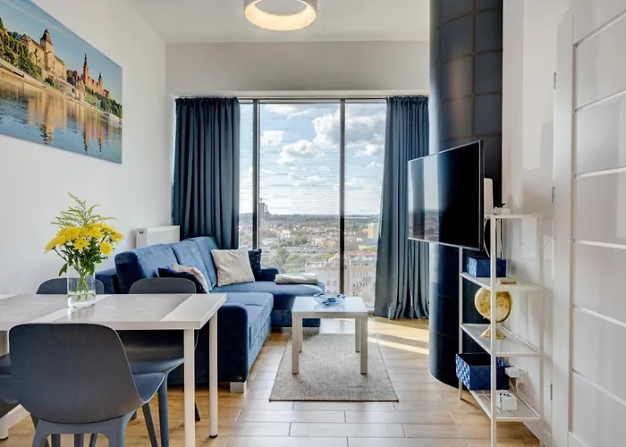 Aleda Hanza 14 Floor, Balkon * 슈체친