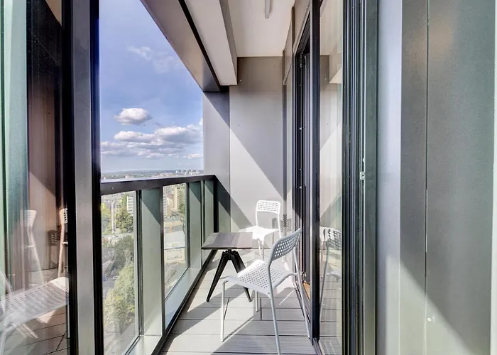 Aleda Hanza 14 Floor, Balkon * Stettino